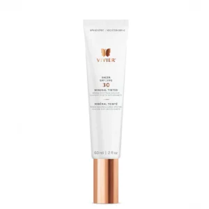 Bottle ofthe Vivier Mineral Tinted Sheet Sunscreen